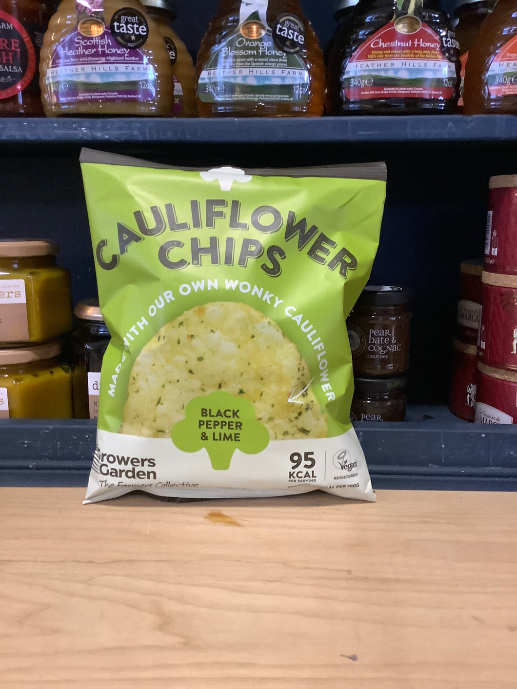 Cauliflower Chips - Black Pepper and Lime 84g