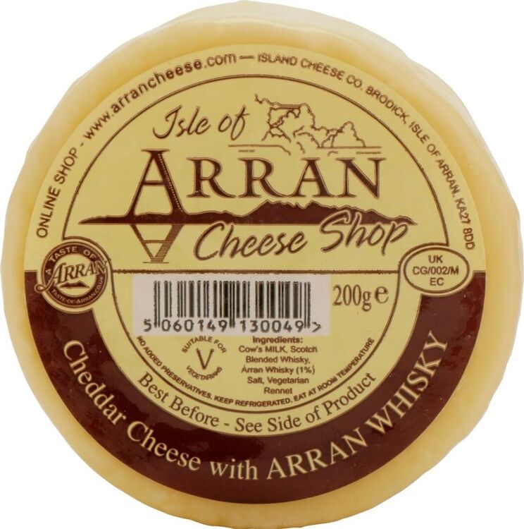 Arran Cheddar Cheese with Whisky