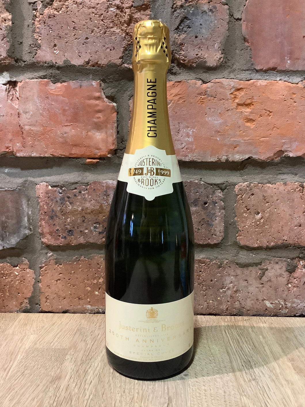 Justerini & Brooks Special Cuvee Sarcey Brut 250th Anniversary Champagne 75cl