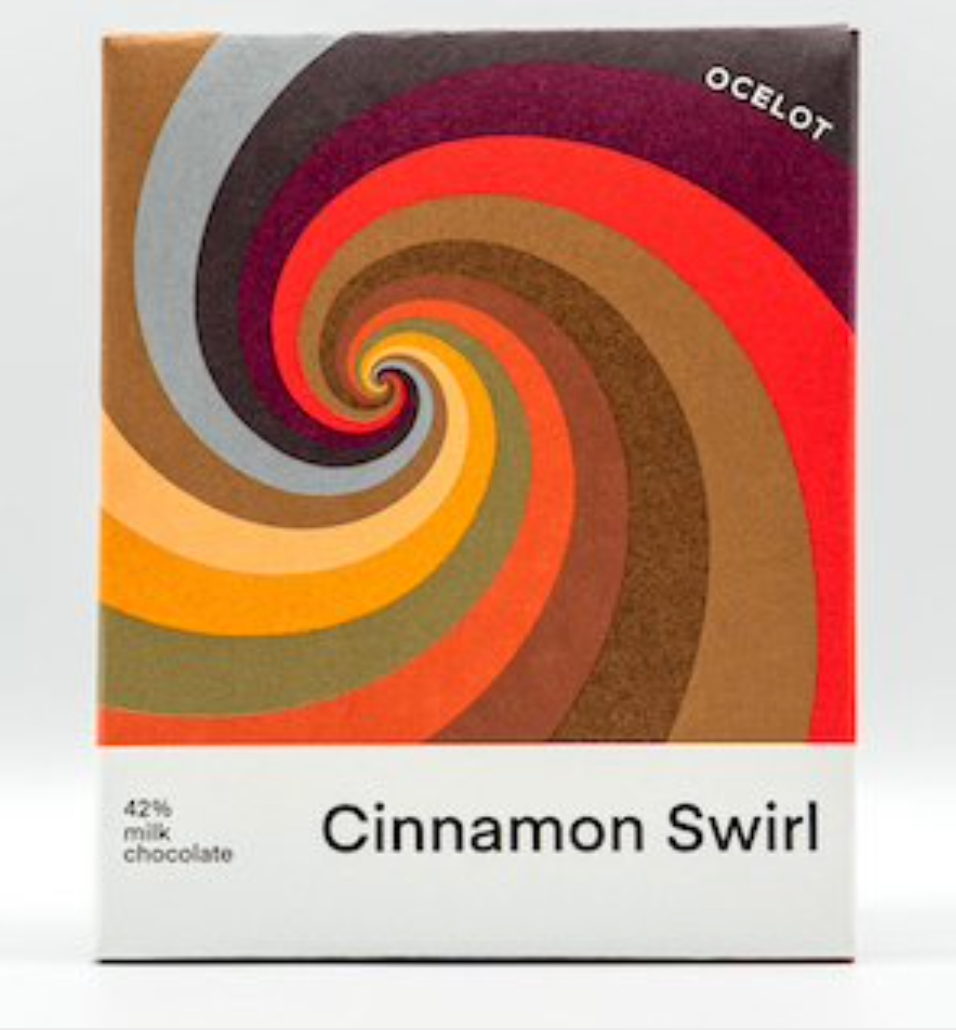 Ocelot Cinnamon Swirl 42% Milk 70g