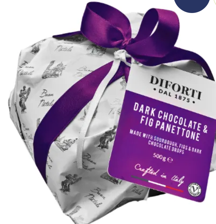 Diforti - Panettone with Dark Chocolate & Fig 500g