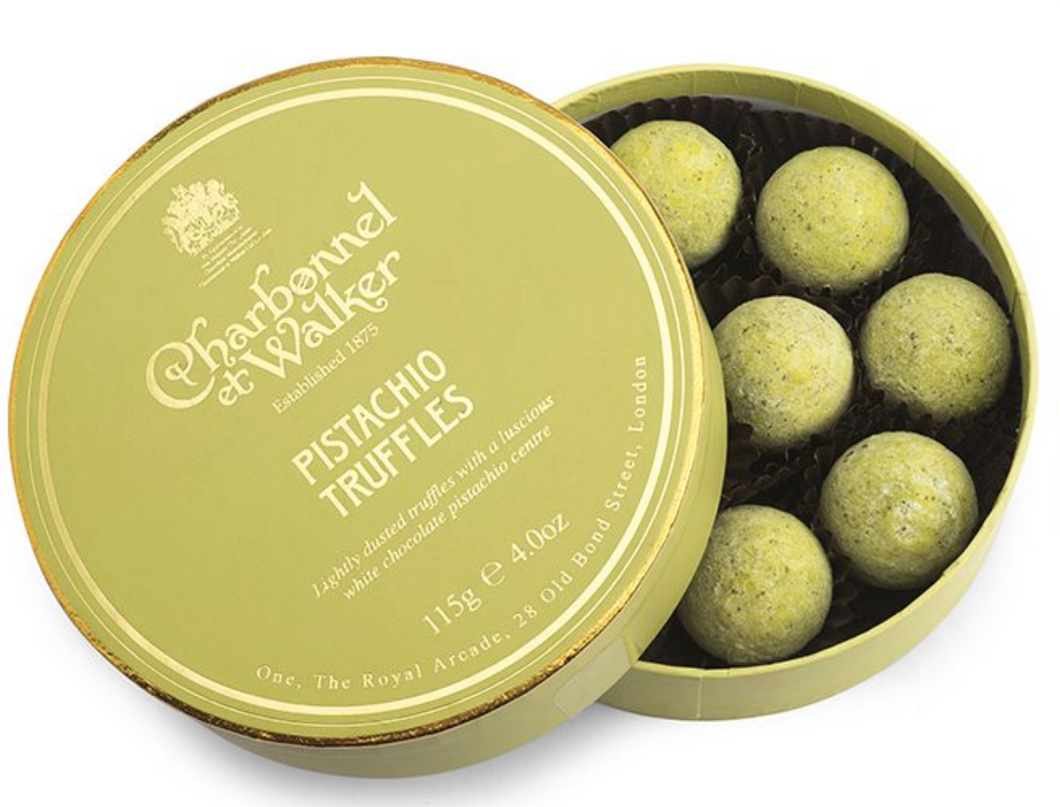 Charbonnel et Walker, Pistachio Chocolate Truffles, 120g