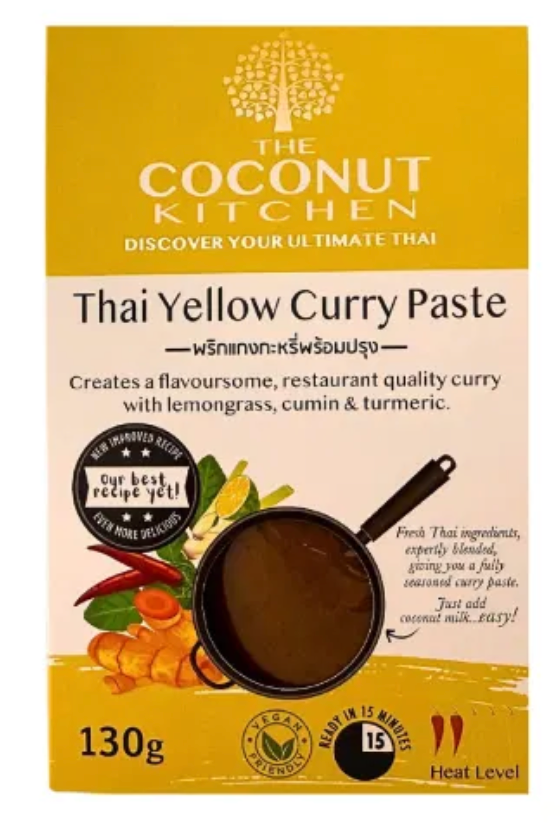 The Coconut Kitchen - Easy Yellow Curry Paste Sachet 130g