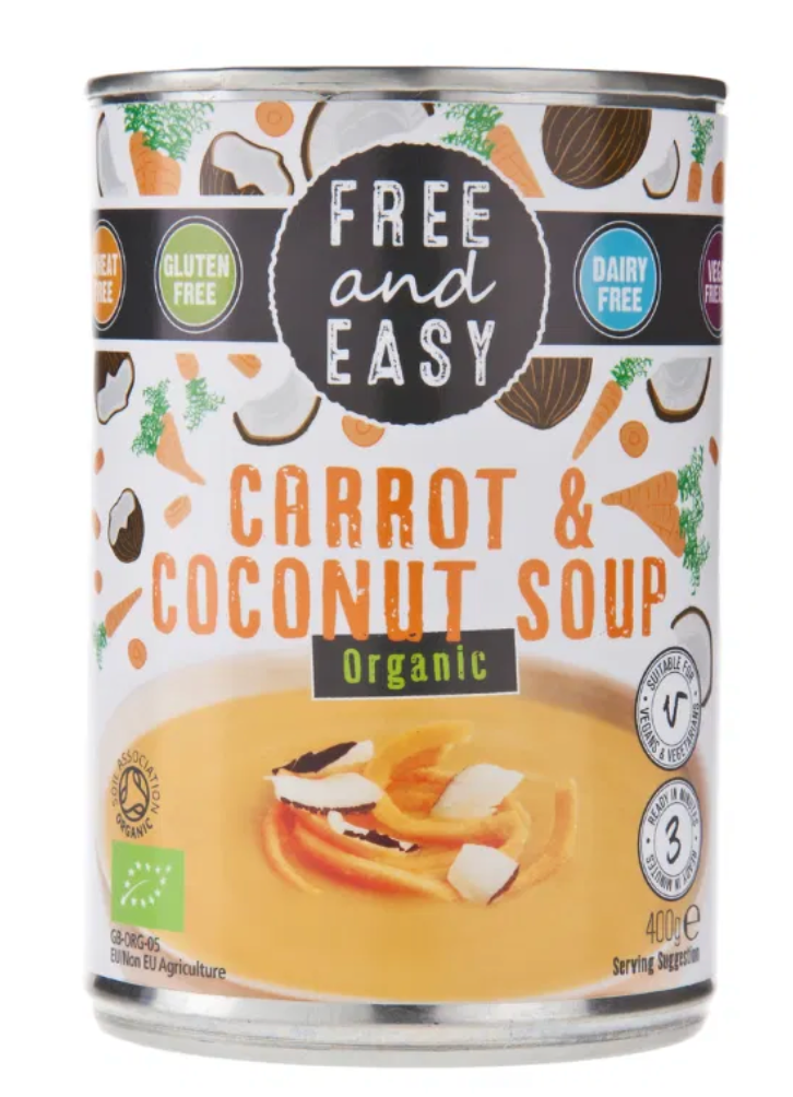 Free and Easy - Carrot & Coconut Soup  400g