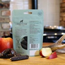 Load image into Gallery viewer, Dog Snacks The Innocent Hound - Grain Free Venison Sausages with Chopped Apple
