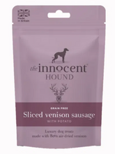 Load image into Gallery viewer, Dog Snacks The Innocent Hound - Grain Free Sliced Venison Sausage
