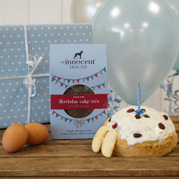 Dog Snacks The Innocent Hound - Grain Free Birthday Cake Mix with British Duck