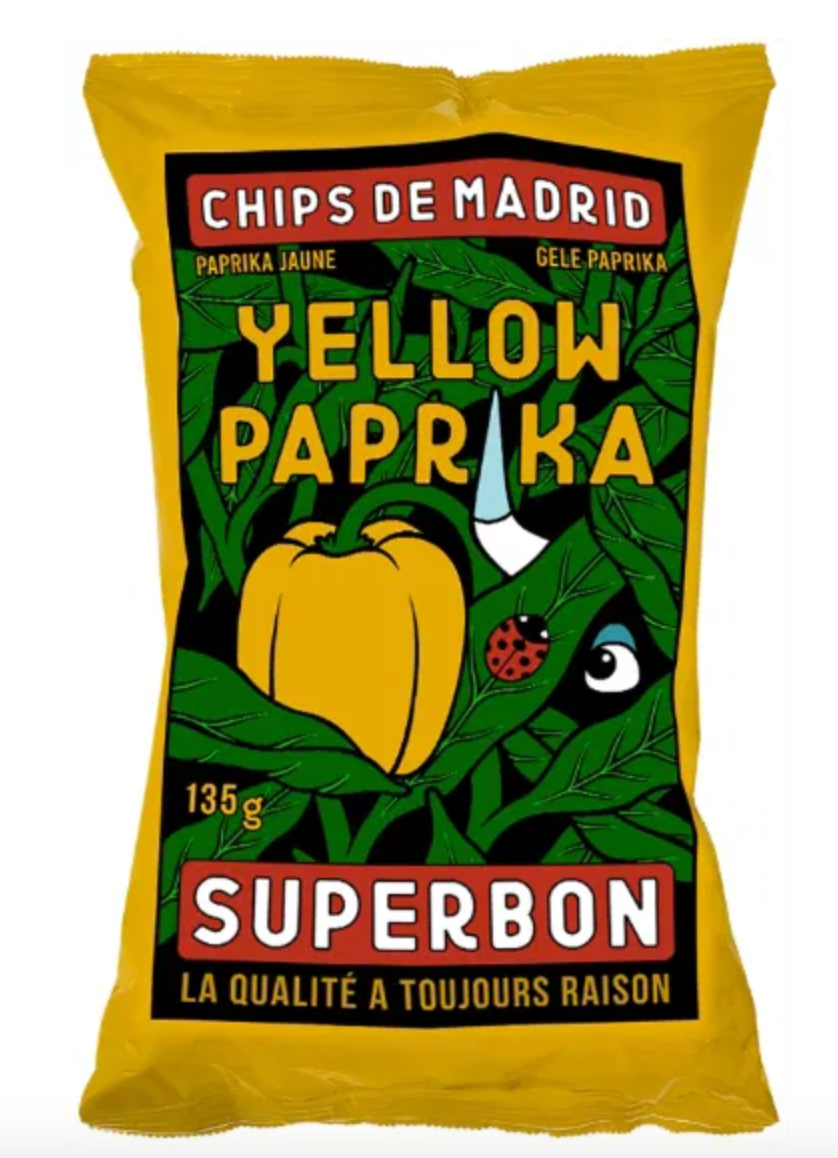 Superbon Chips de Madrid GF Yellow Paprika Crisps -135g