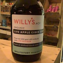 Load image into Gallery viewer, Willy&#39;s Live ACV Apple Cider Vinegar 500ml
