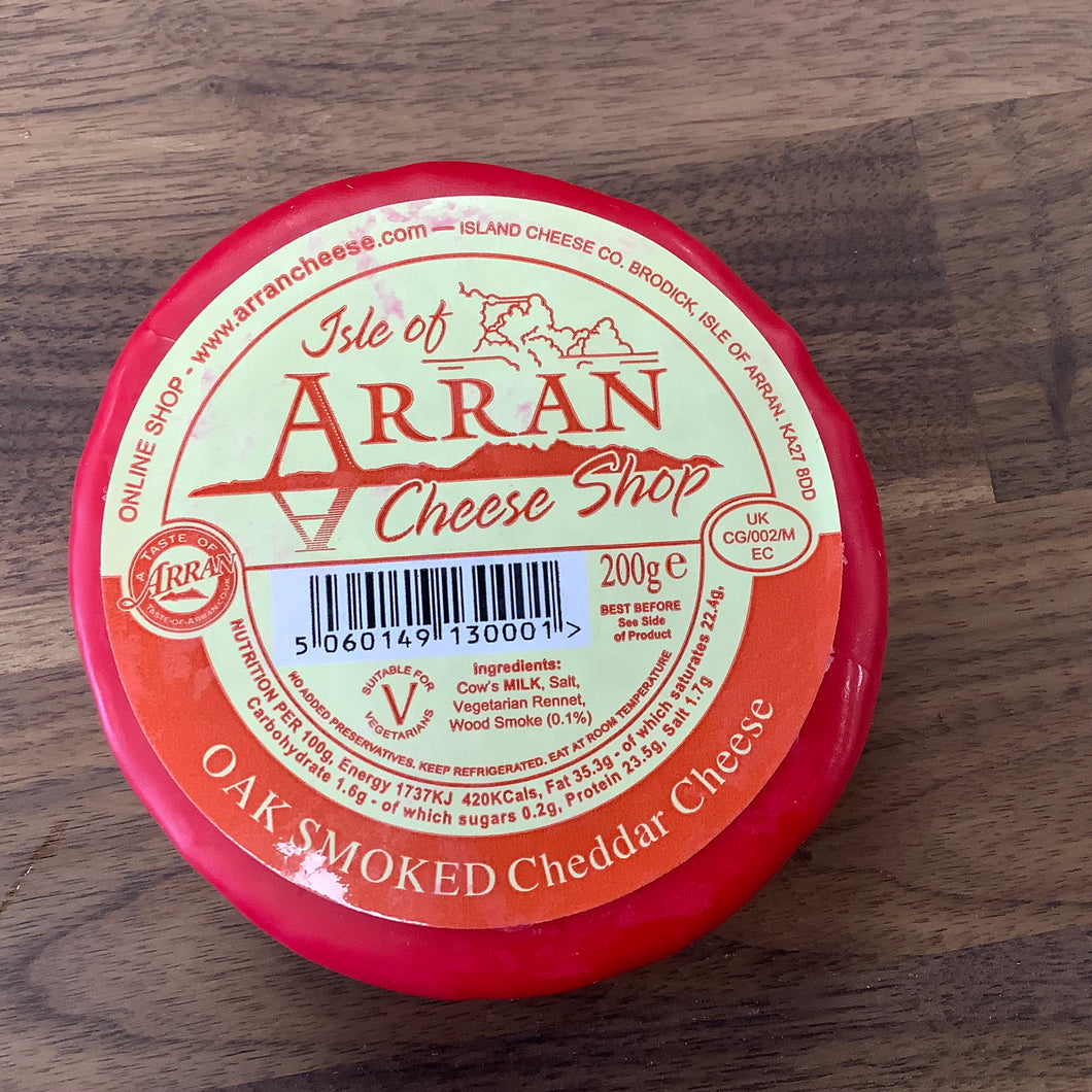 Arran Oak Smoked Cheddar Cheese