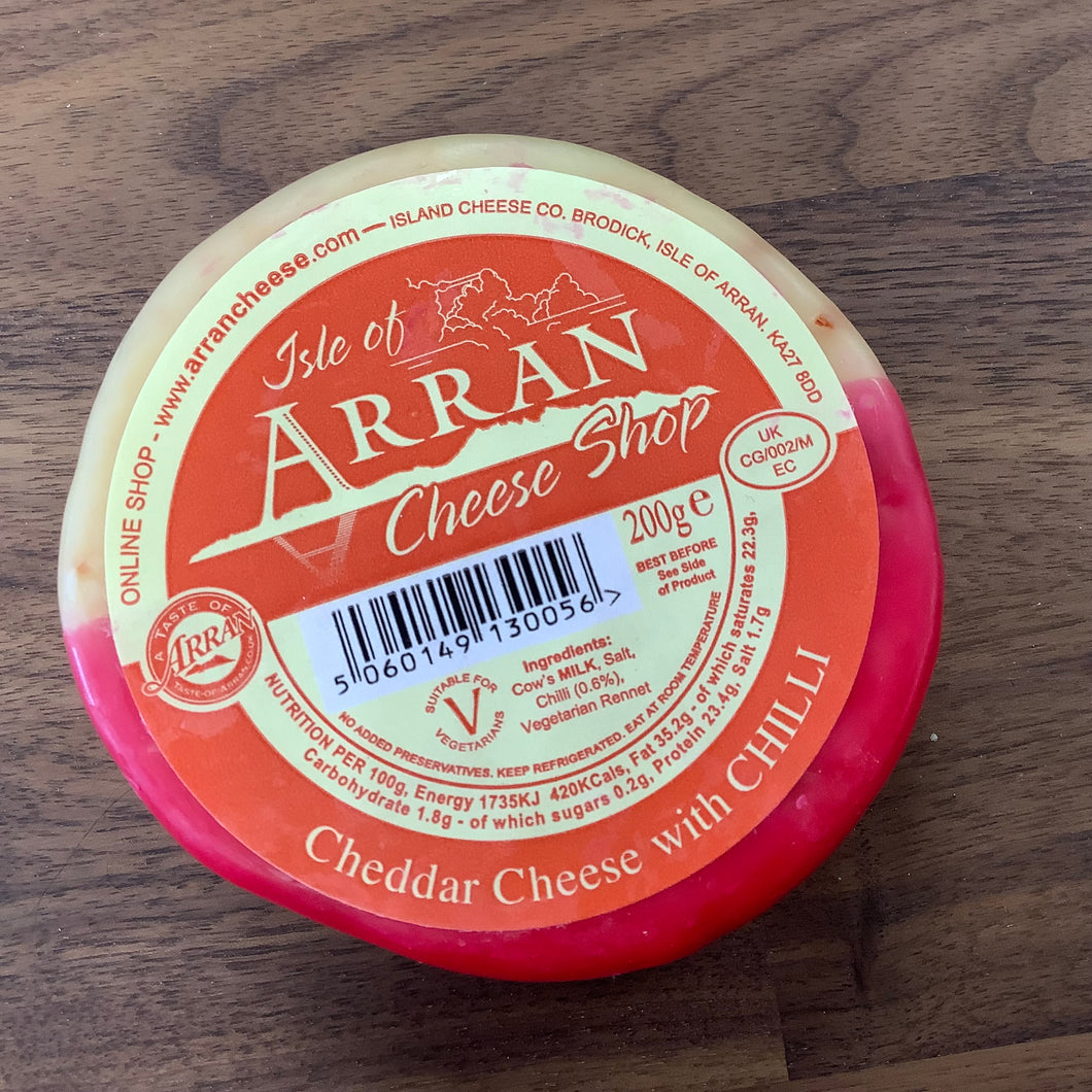 Arran Cheddar Cheese with Chilli